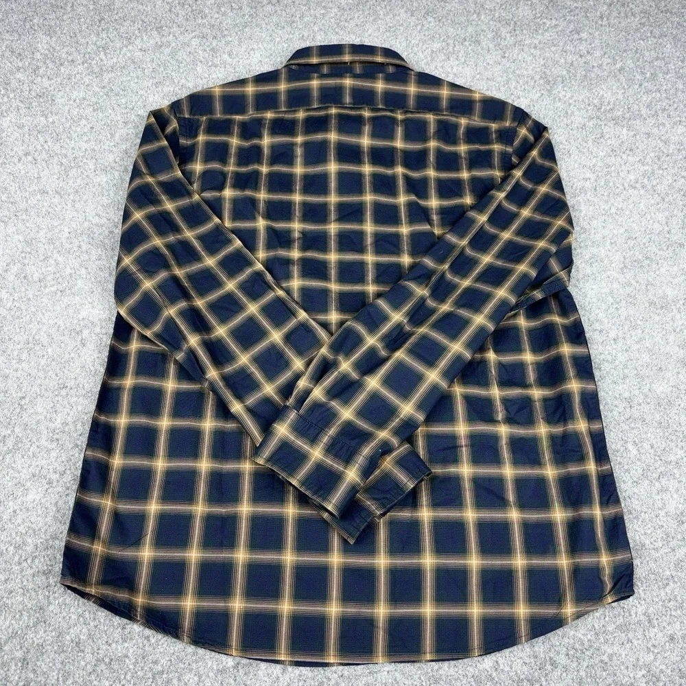 Banana Republic Slim Untucked Plaid Shirt Mens Medium M Long Sleeve NWT New Fall